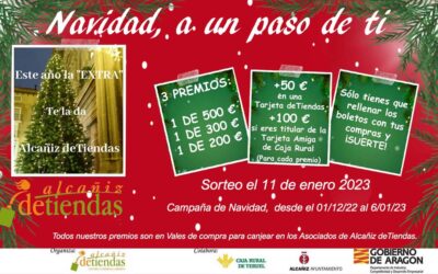 ESTE AÑO LA “EXTRA” TE LA DA ALCAÑIZ DETIENDAS