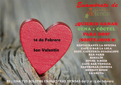 Celebra tu San Valentín con Alcañiz deTiendas